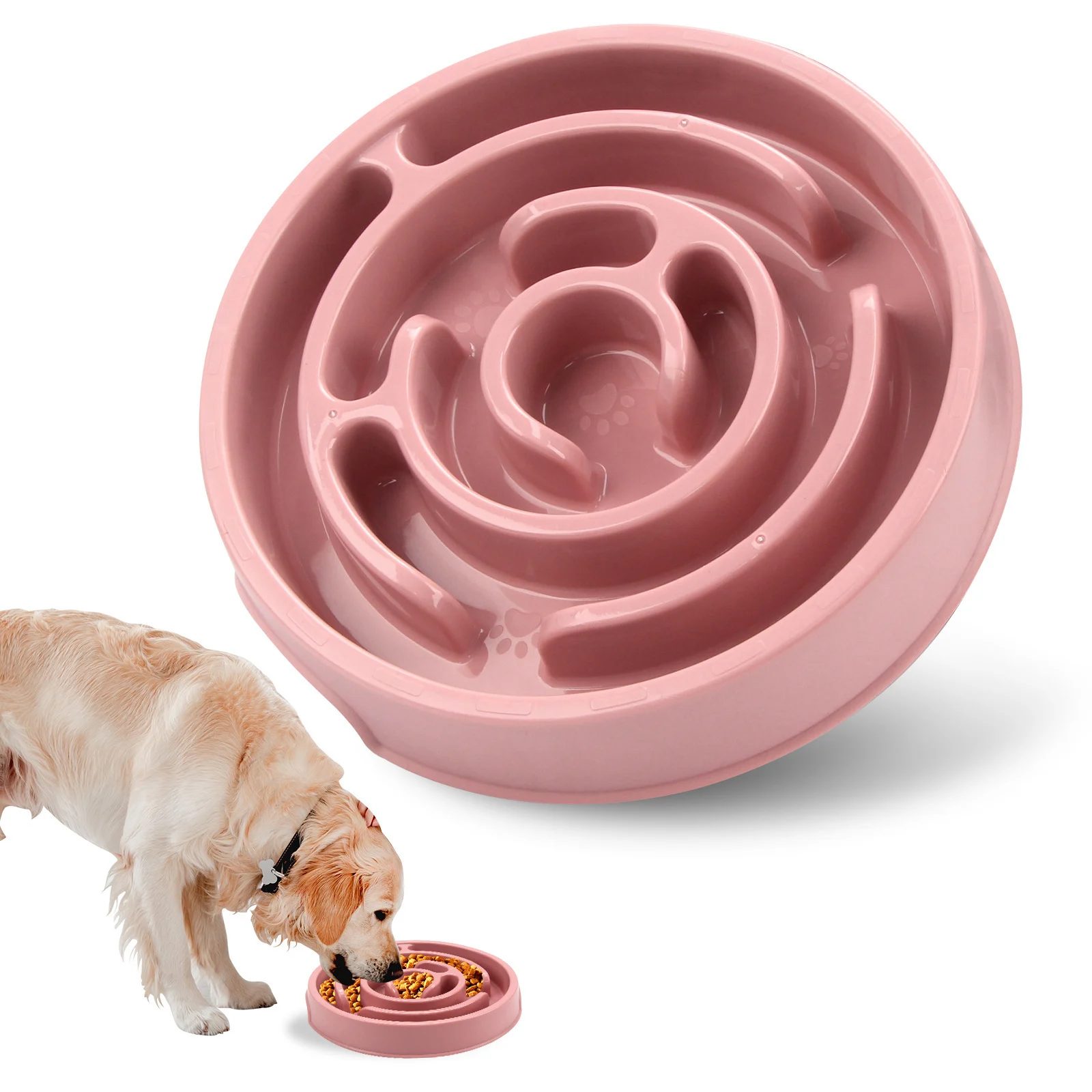 Slow Feeder Dog Bowl, Anti-spill Puzzle Dish For Training & Entertainment. — image 9