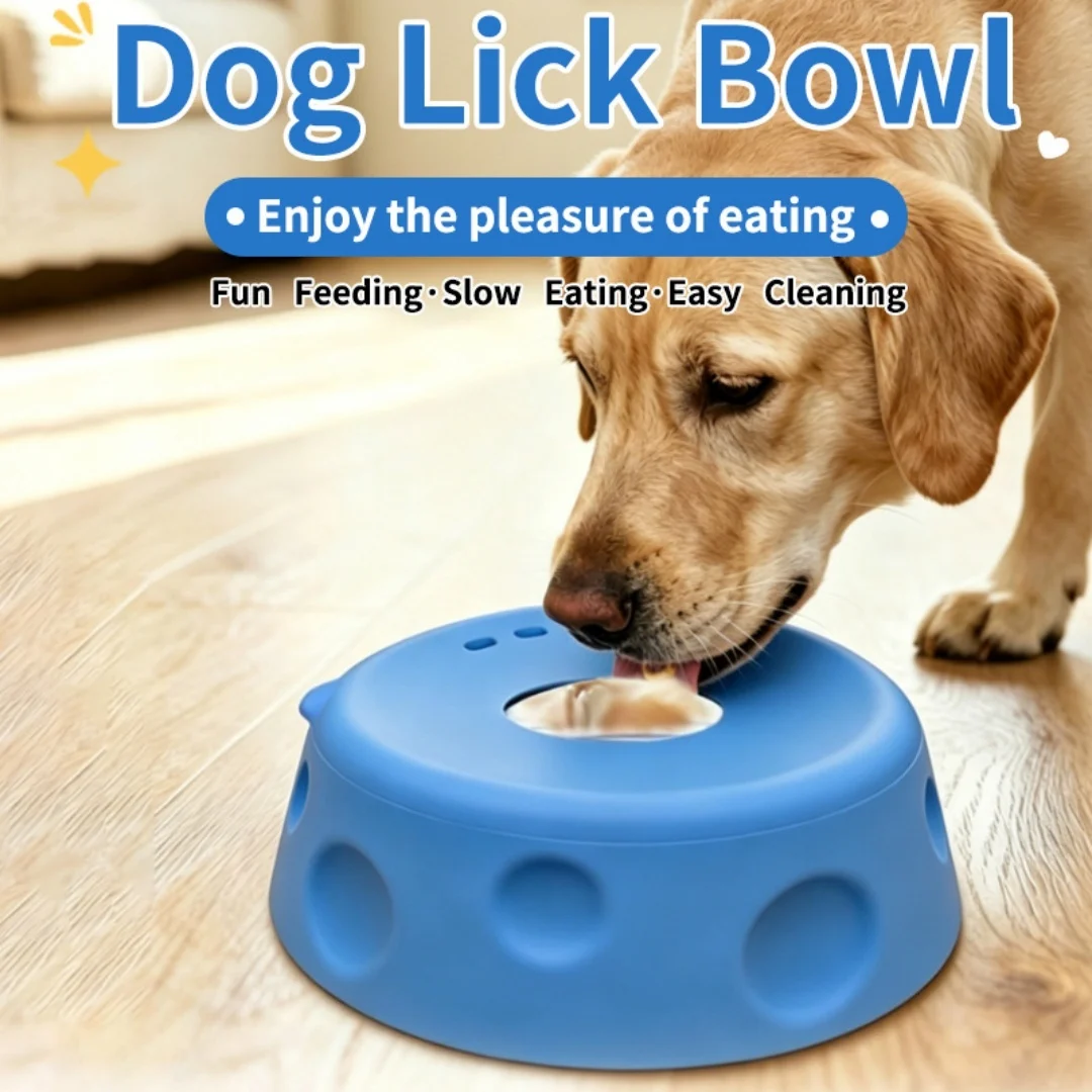 Slow Feeder Licking Bowl, Anti-overflow Eating Pet Dish — image 7