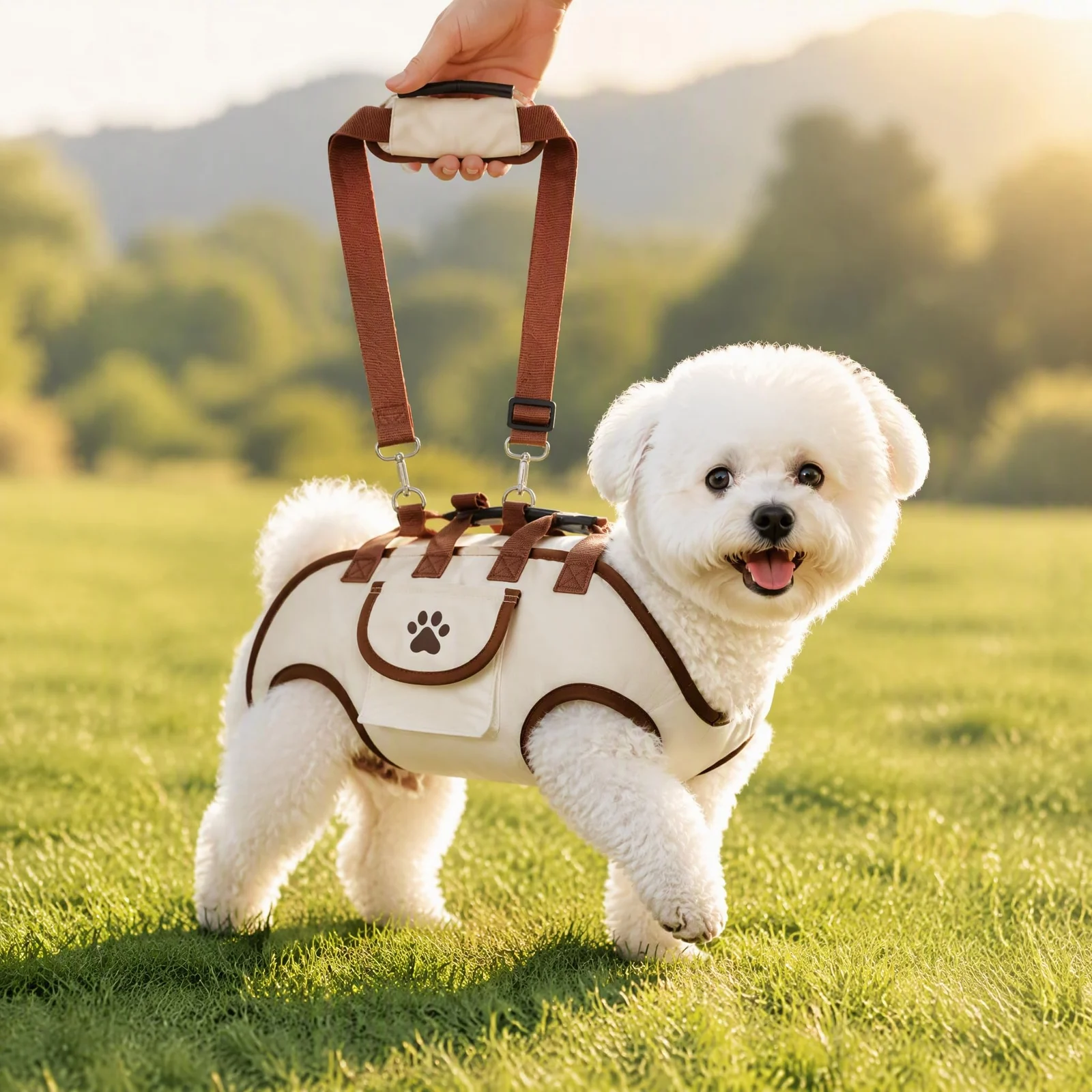 Small Dog Carrier Bag, Hands Free Pet Purse With Shoulder Strap & Leash Function,… — image 5