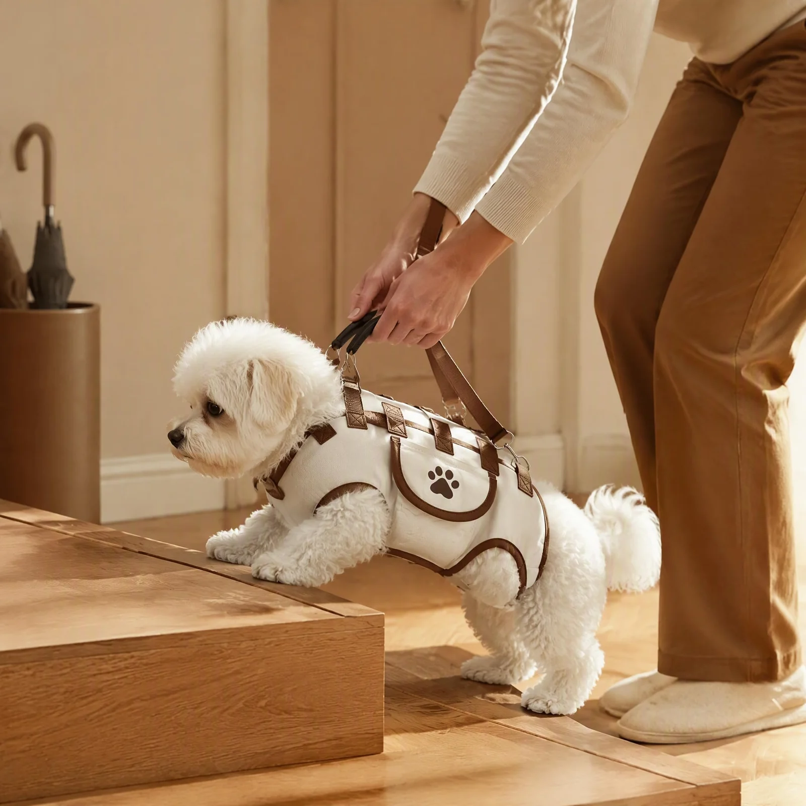 Small Dog Carrier Bag, Hands Free Pet Purse With Shoulder Strap & Leash Function,… — image 4