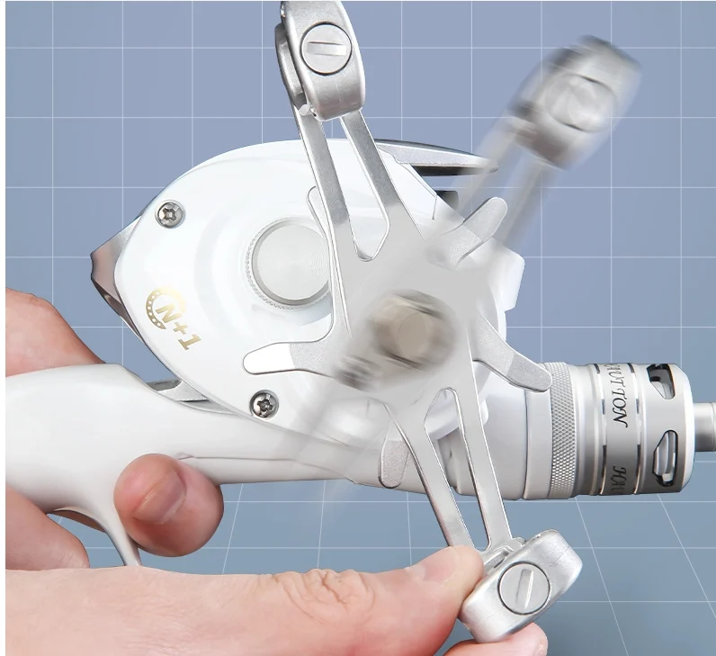 Small White Micro Item Bait Casting Reel Drip Wheel Speed Ratio Fishing — image 6