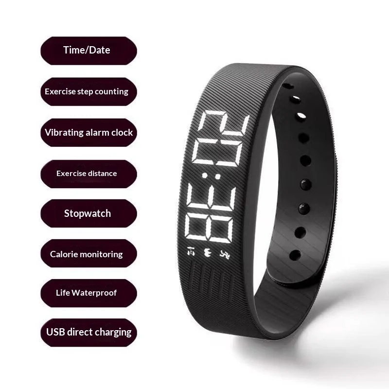 Smart Bracelet And Electronic Watch For Men Suitable Students Sports Activities — variant image