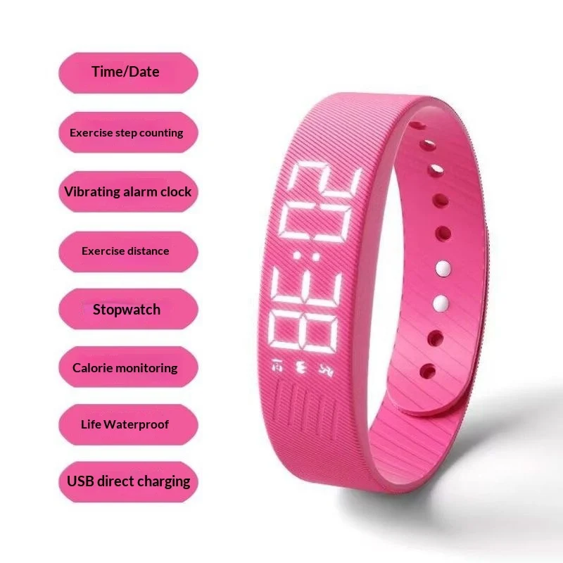 Smart Bracelet And Electronic Watch For Men Suitable Students Sports Activities — image 7