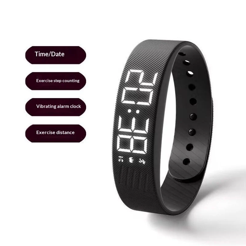 Smart Bracelet And Electronic Watch For Men Suitable Students Sports Activities — image 2