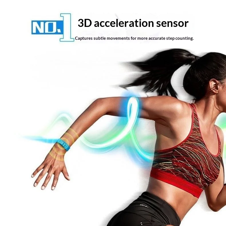 Smart Bracelet And Electronic Watch For Men Suitable Students Sports Activities — image 8