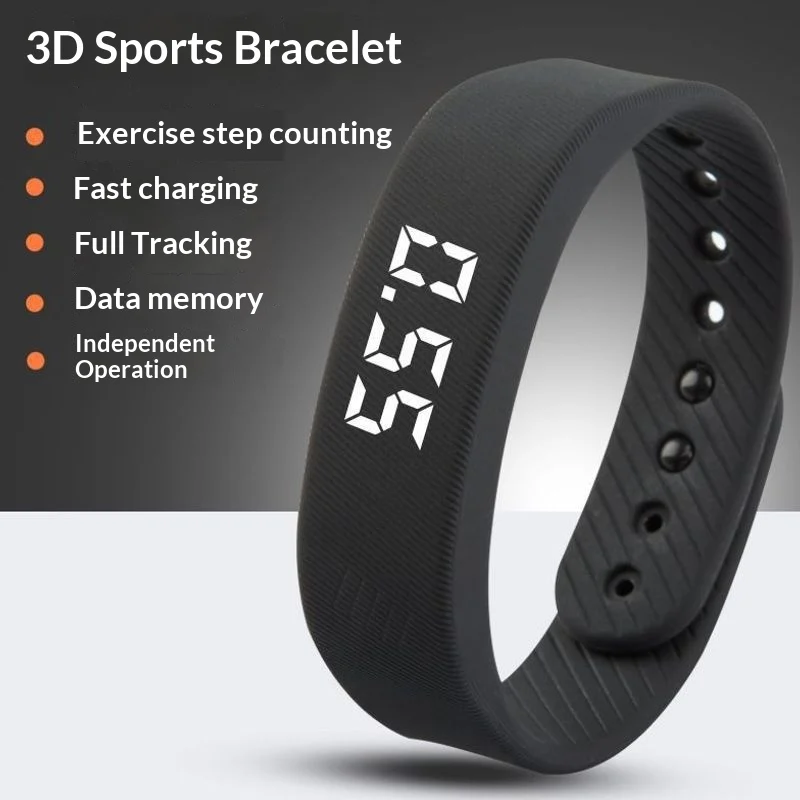Smart Bracelet And Electronic Watch For Men Suitable Students Sports Activities — image 6
