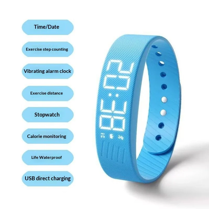 Smart Bracelet And Electronic Watch For Men Suitable Students Sports Activities — image 3