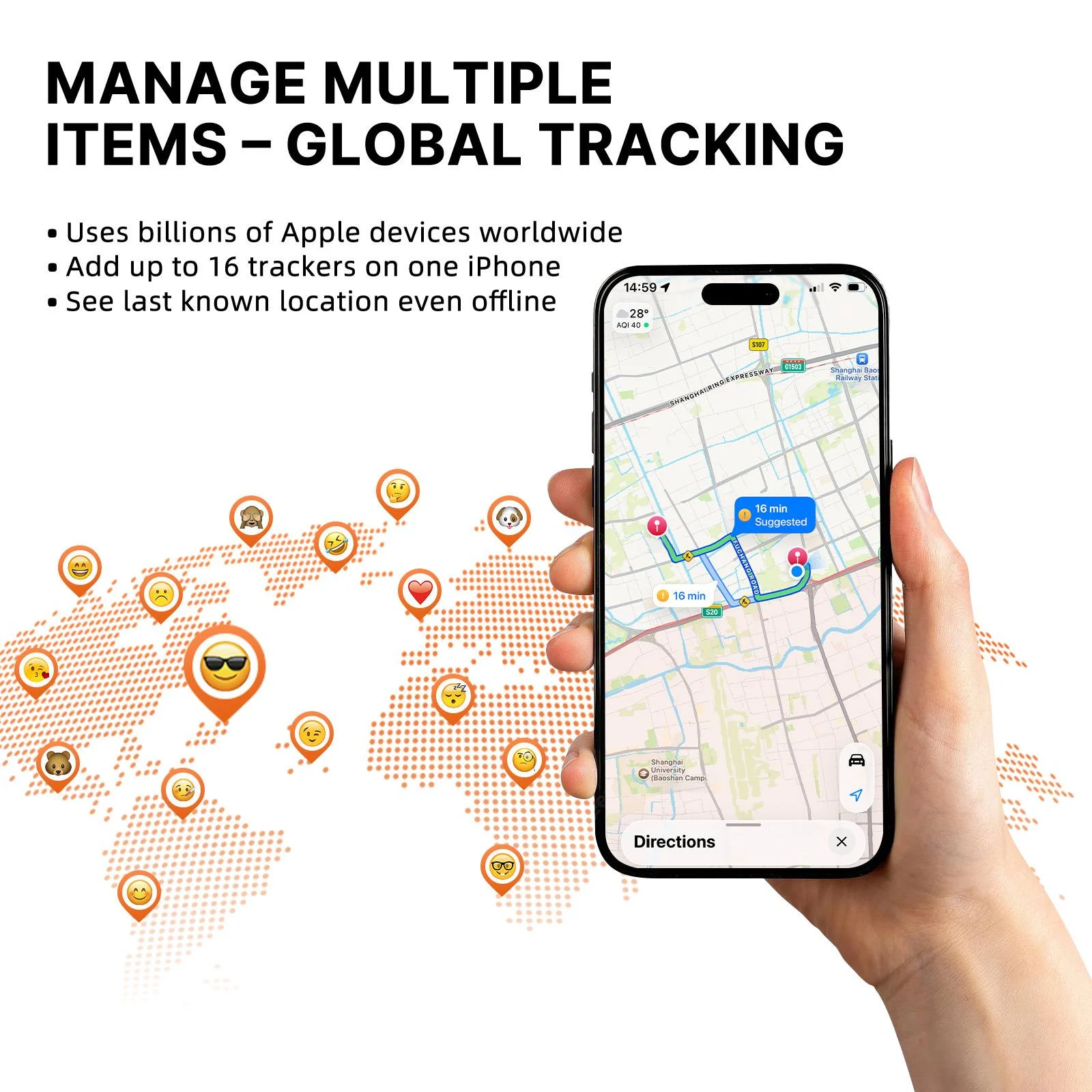 Smart Card Tracker For Find My, Anti-lost Locator IP68 Waterproof Built-in Speaker,… — image 8