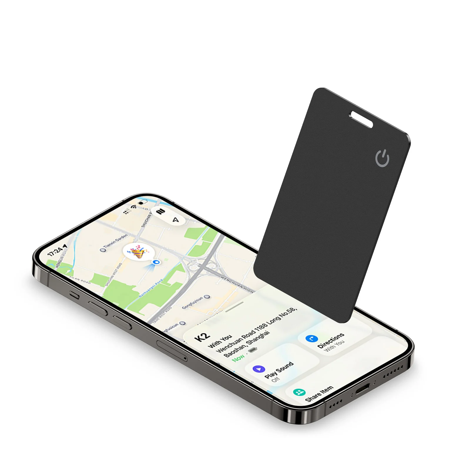 Smart Card Tracker For Find My, Anti-lost Locator IP68 Waterproof Built-in Speaker,… — image 5