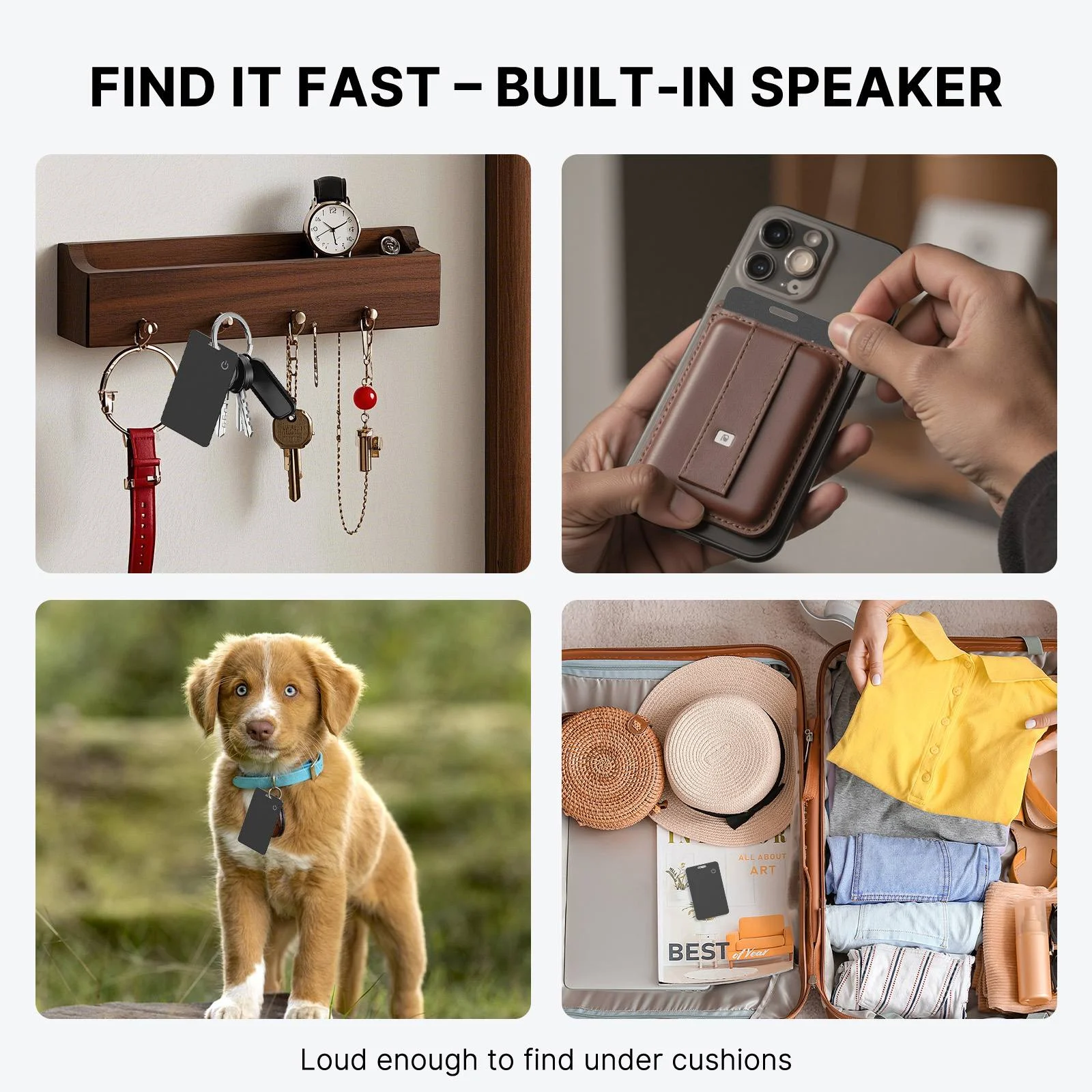 Smart Card Tracker For Find My, Anti-lost Locator IP68 Waterproof Built-in Speaker,… — image 3