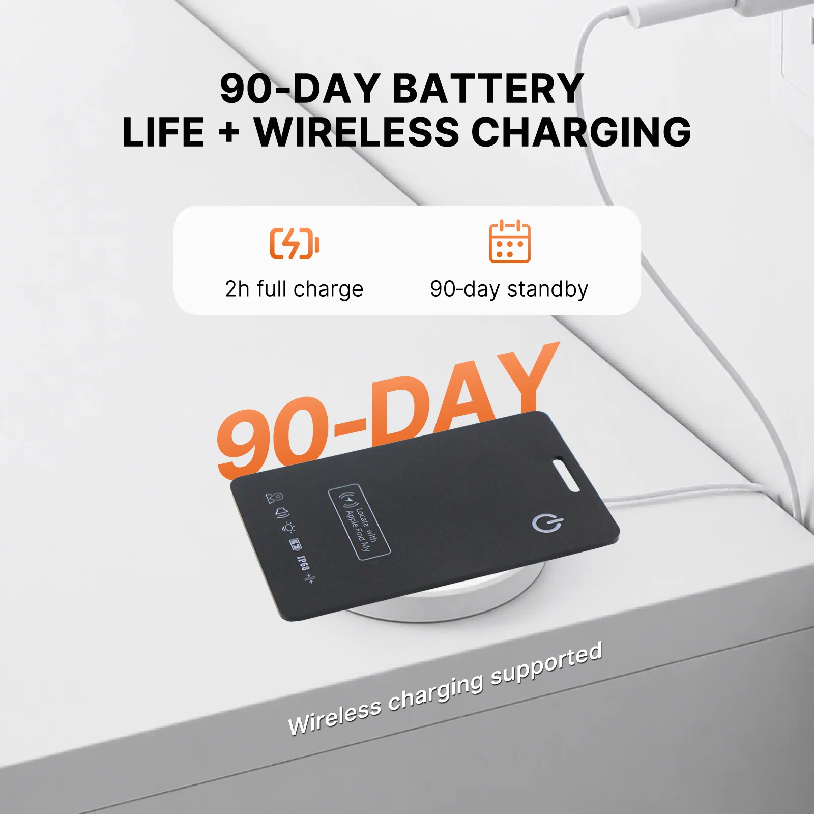 Smart Card Tracker For Find My, Anti-lost Locator IP68 Waterproof Built-in Speaker,… — image 4
