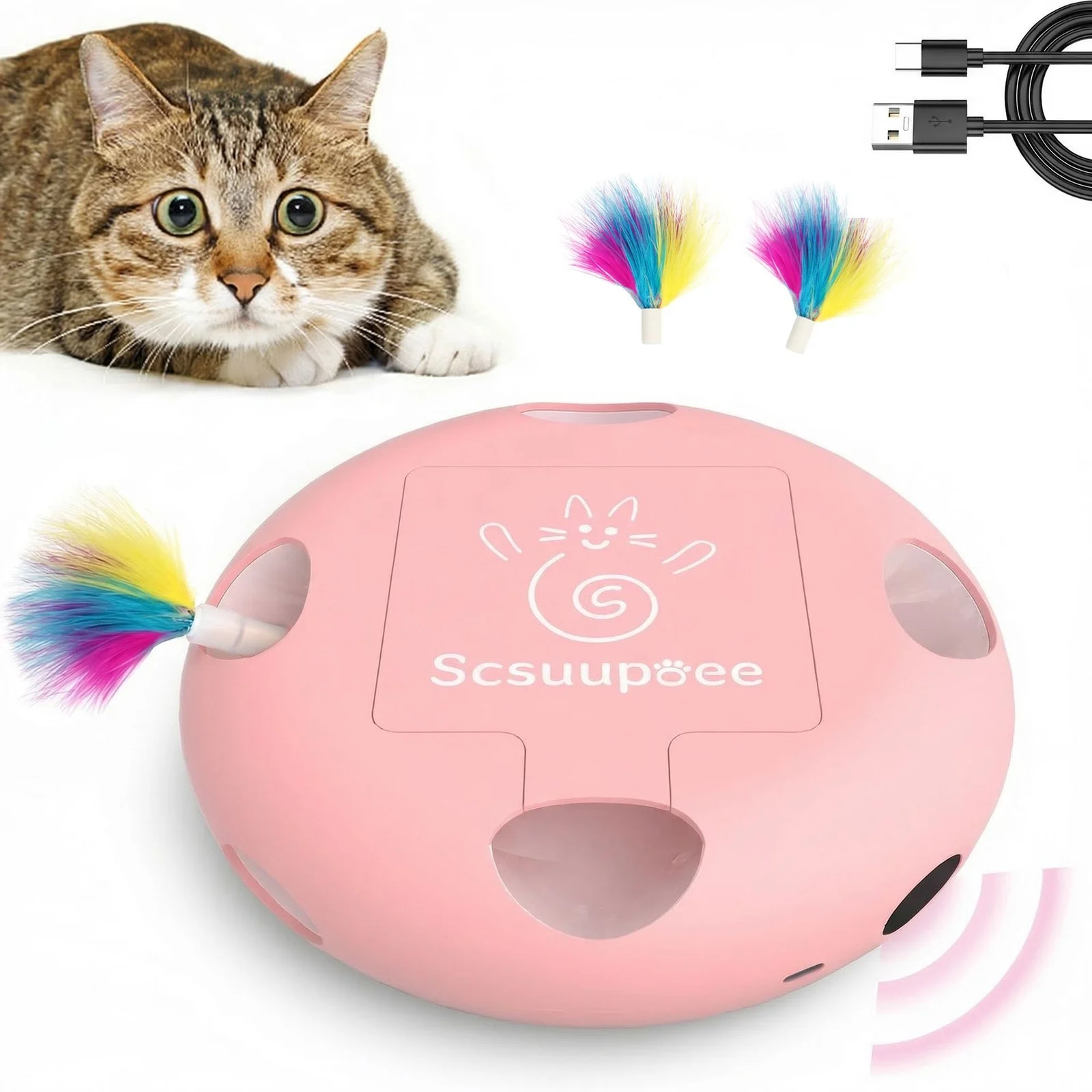 Smart Electric Interactive Cat Wand Toy — image 6