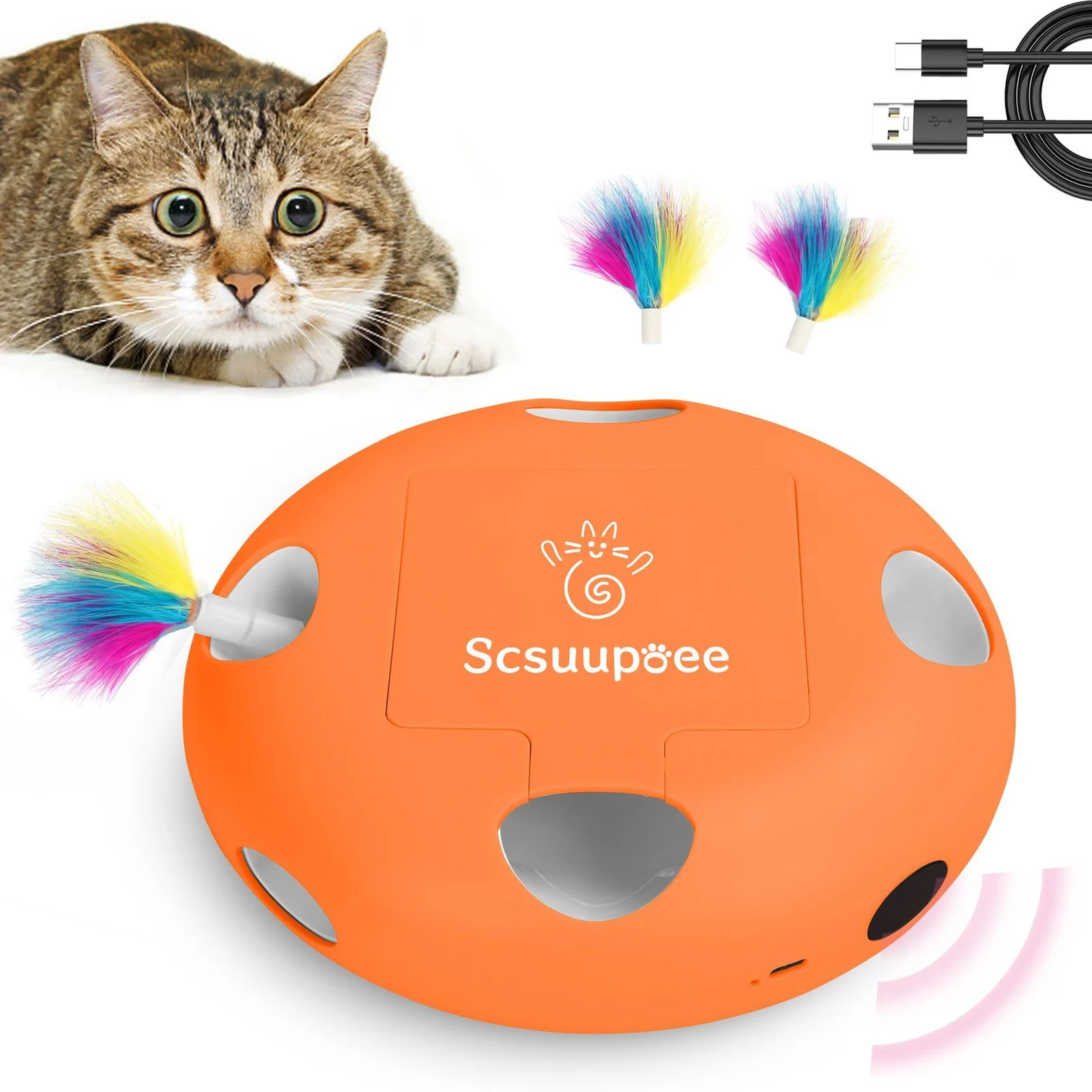 Smart Electric Interactive Cat Wand Toy — image 8
