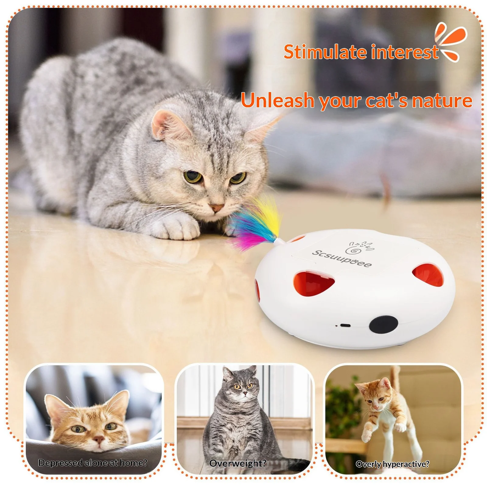 Smart Electric Interactive Cat Wand Toy — image 5