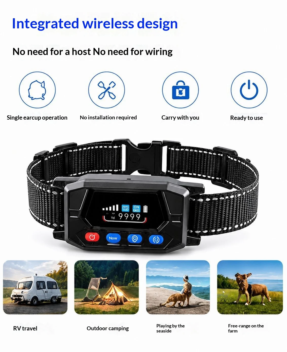 Smart GPS Wireless Fence & Tracking Training Collar — image 6