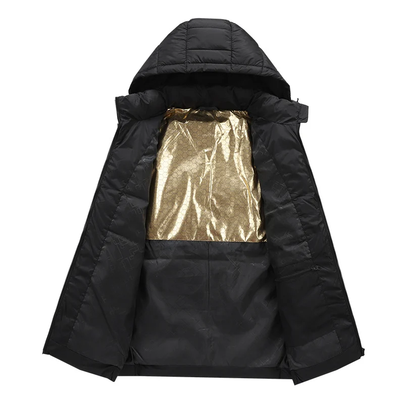 Smart Heating DC Warm Two-color Constant Temperature Cotton-padded Coat — image 4