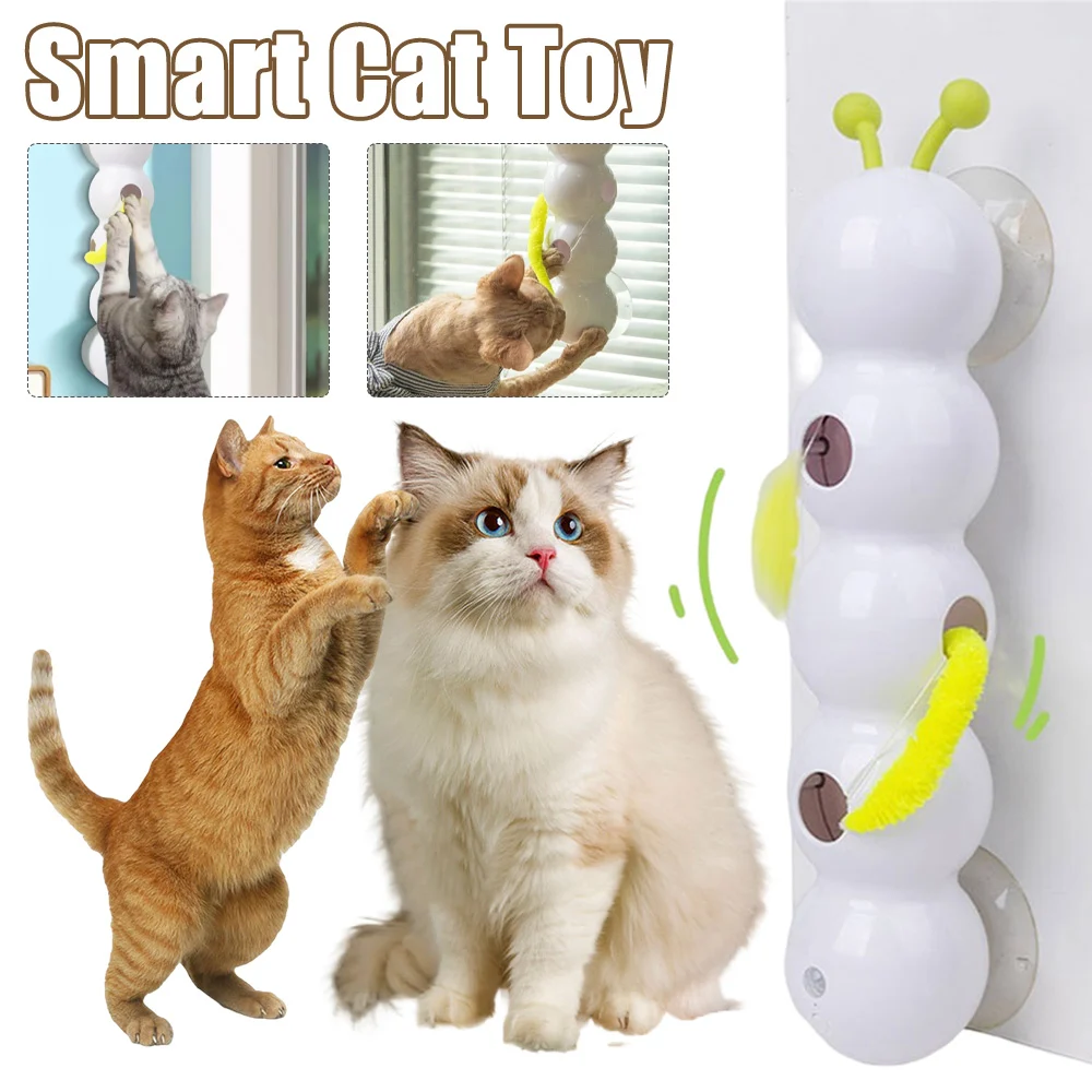 Smart Interactive Cat Toy With Moving Tail Motion Activated Rechargeable — image 3