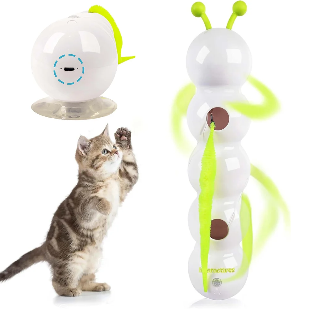 Smart Interactive Cat Toy With Moving Tail Motion Activated Rechargeable — image 6