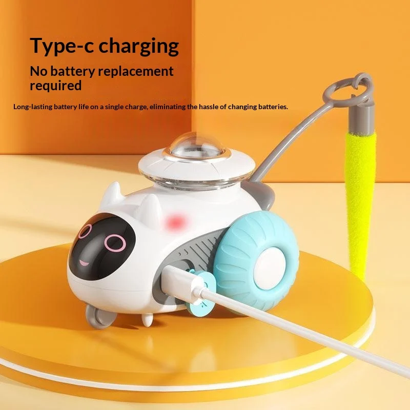 Smart Racing Car Remote-controlled Electric Cat Toy — image 2