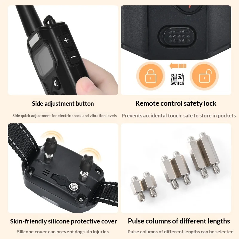 Smart Remote Dog Training Collar With Vibration & Shock Anti-bark Device — image 8