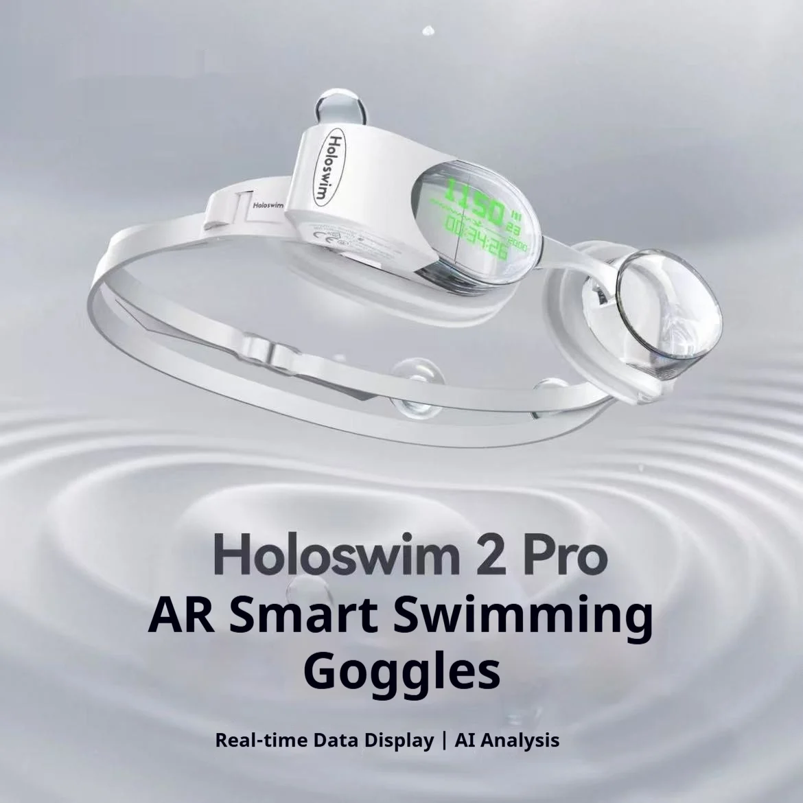 Smart Swimming Goggles With Digital Display And Anti-fog Suitable For Nearsighted Swimmers — image 6