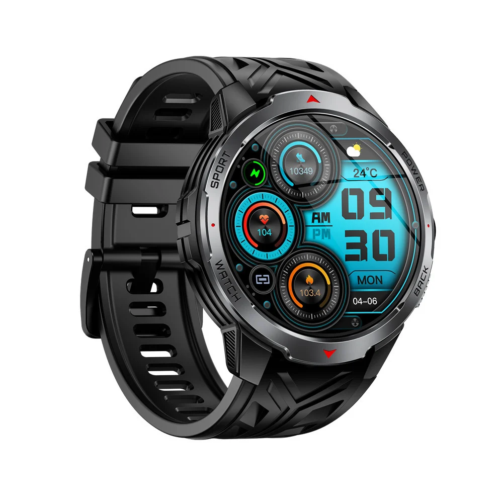 Smart Watch Bluetooth Calling Flashlight Heart Rate Blood Oxygen Pedometer Outdoor — image 6