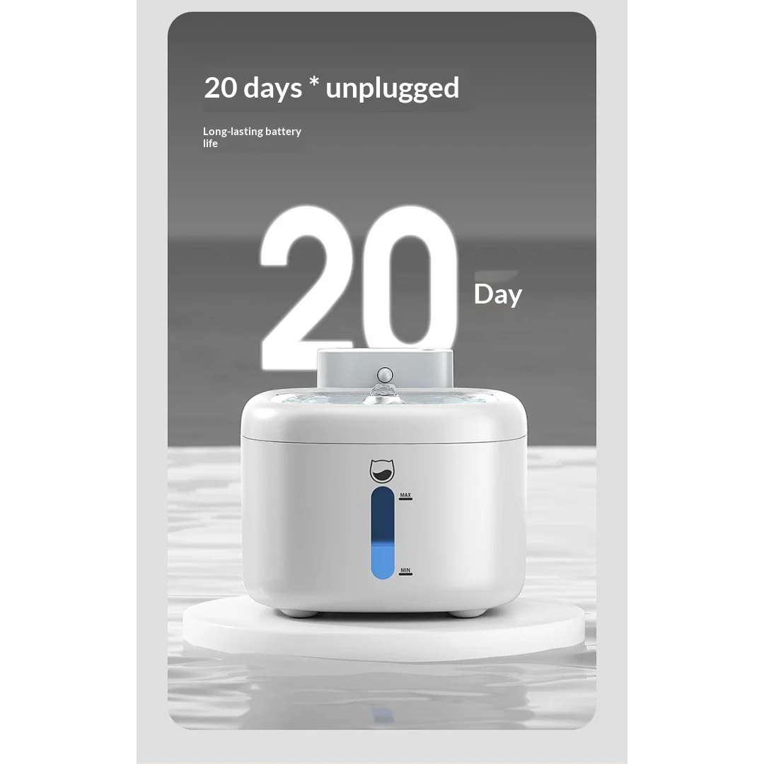 Smart Wireless Circulating Filtered Pet Water Fountain — image 8