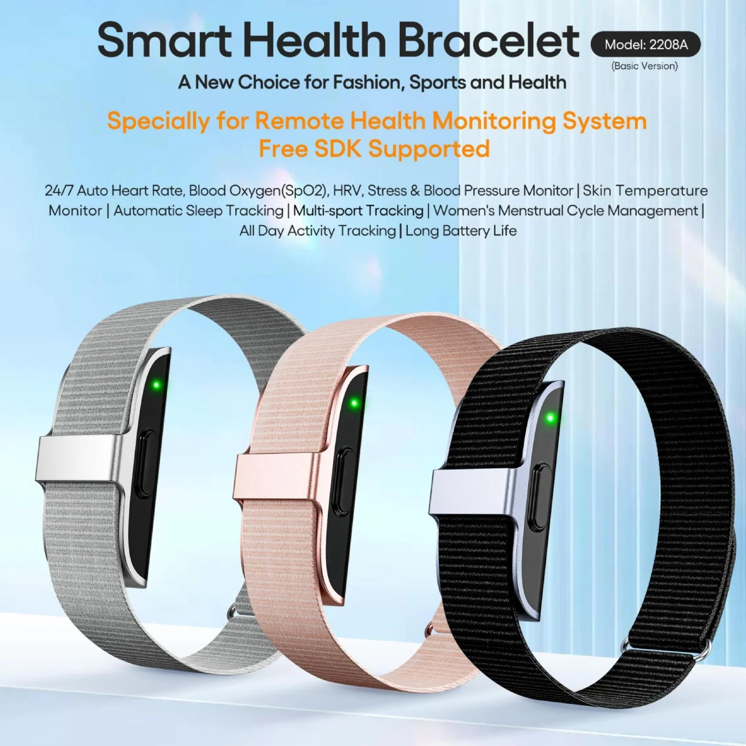 Smartwatch Sports Heart Rate Bracelet With Step Counting And Blood Oxygen Monitoring… — image 7