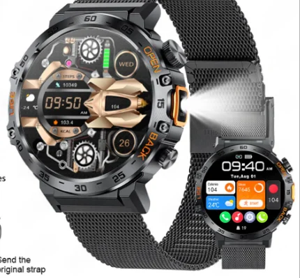 Smartwatch With Heart Rate Blood Pressure Bluetooth Calling And Customization — variant image