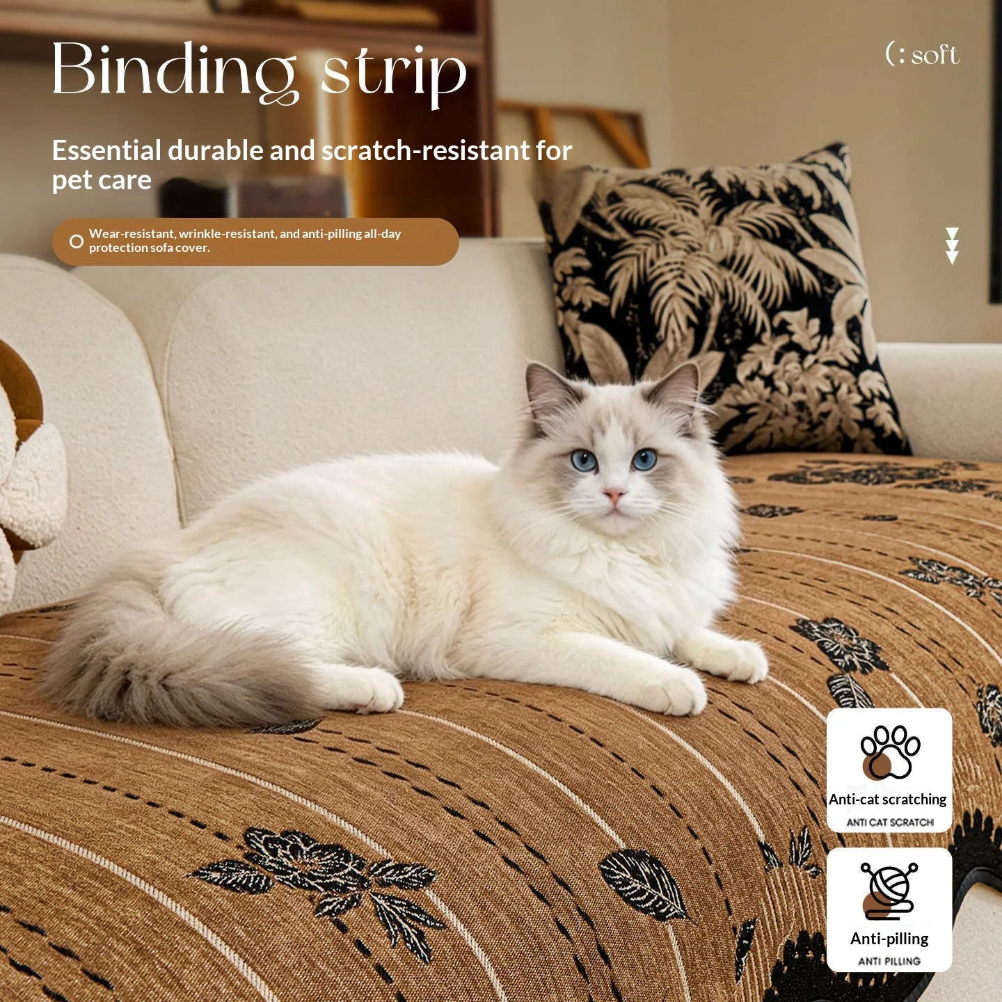 Sofa Cushion Shaped Design Premium Feel Secure And Non-slip — image 5