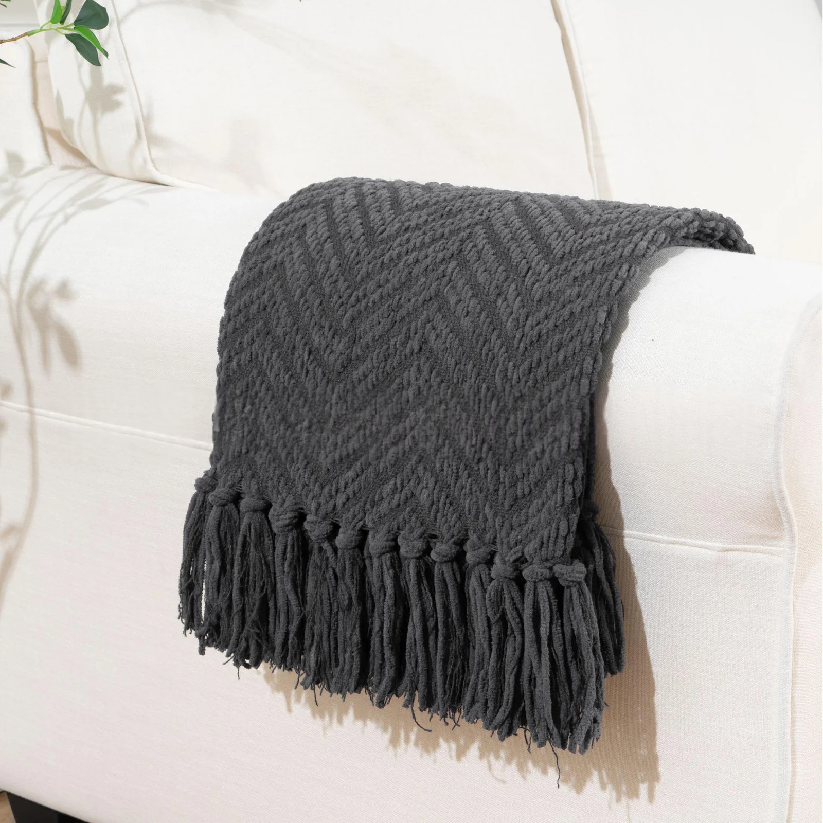 Sofa Tassel Cover Tailstock Towel Knitted Blanket — variant image