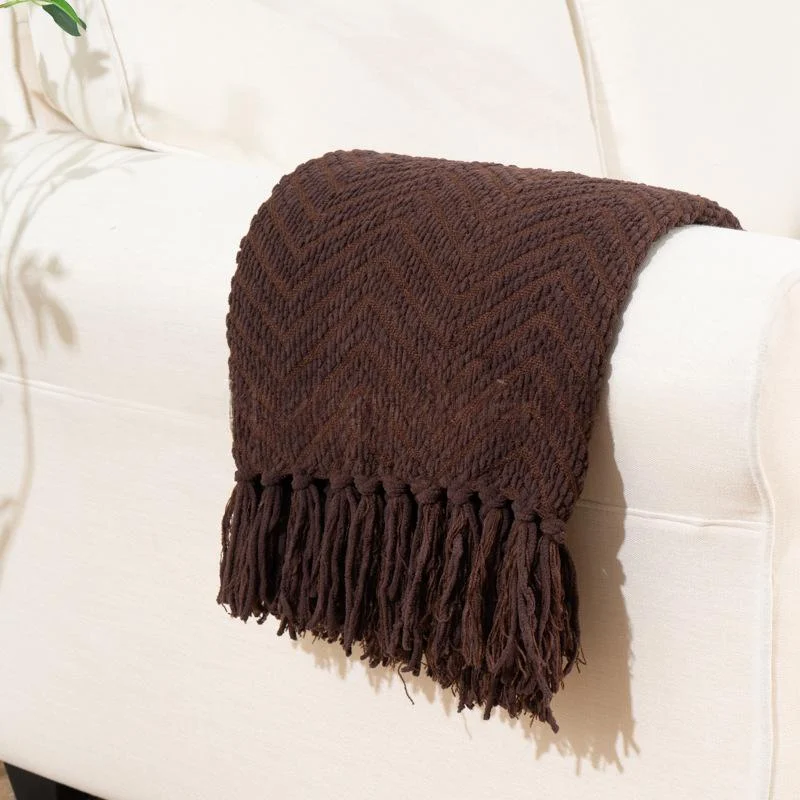 Sofa Tassel Cover Tailstock Towel Knitted Blanket — variant image