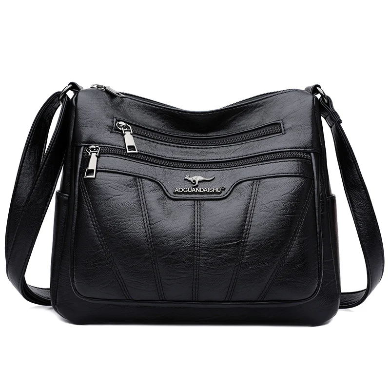 Soft Leather Crossbody Bag For Women Versatile Large Capacity And Exudes A Premium Vibe — image 7