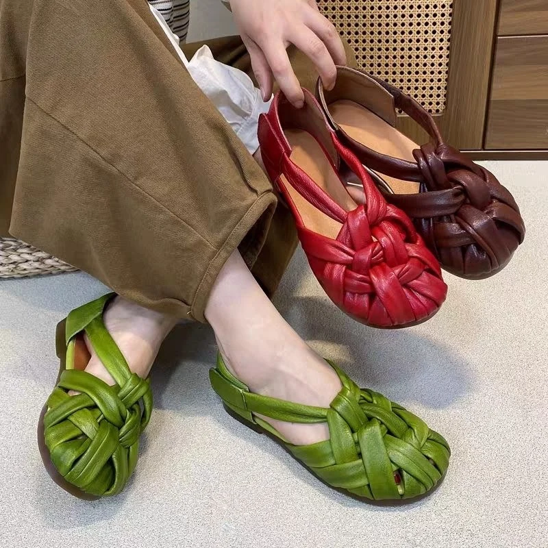 Soft-soled Block-heeled Roman Womens Sandals — image 4