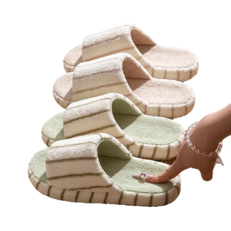 Soft Thick-soled Non-slip Quiet Floor Slippers With A Step-on-clouds Feel — image 4