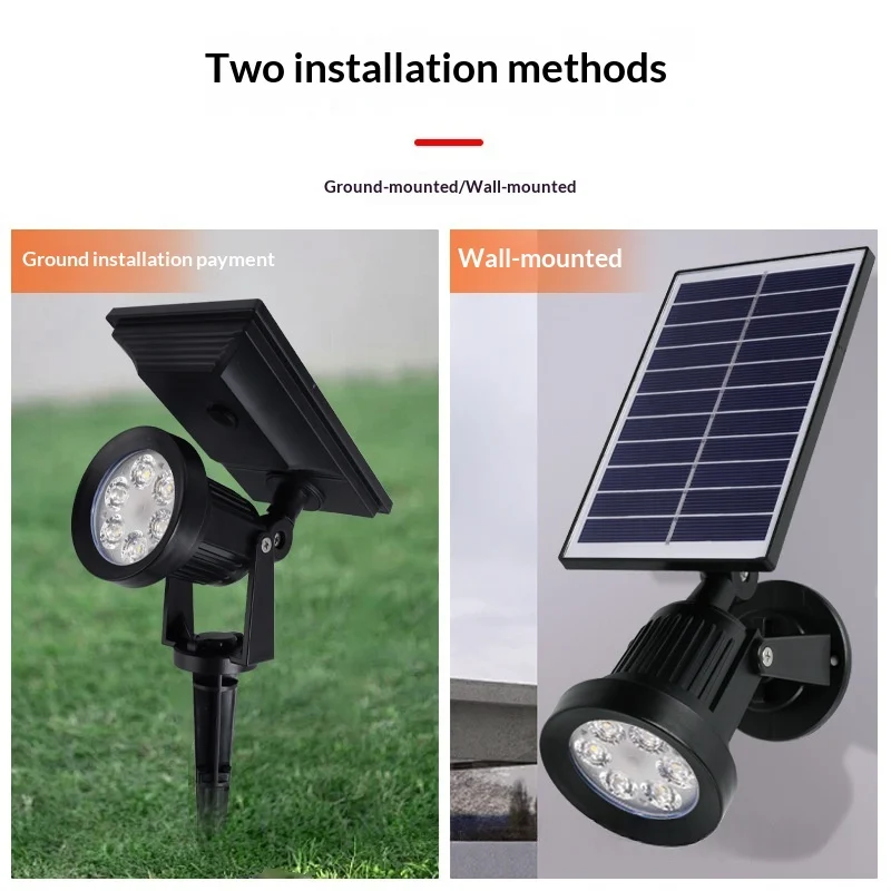 Solar-powered Spotlight Outdoor Ambiance Waterproof — image 5