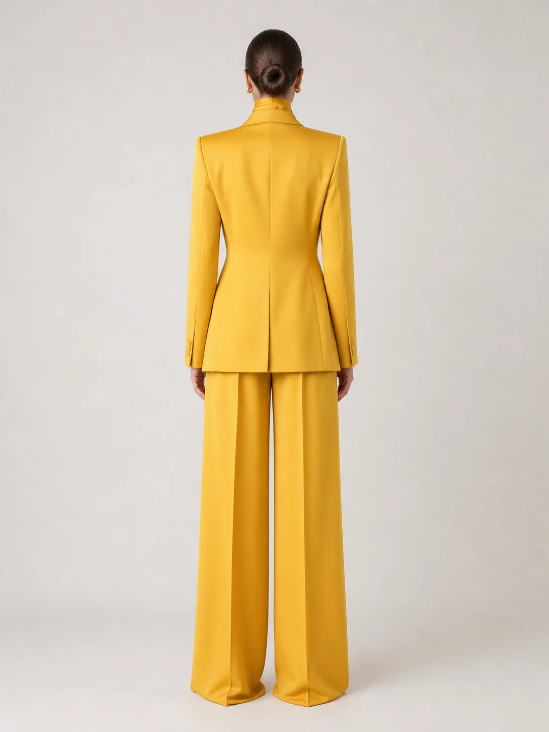 Solene Marigold Wide-leg Suit Set — image 2