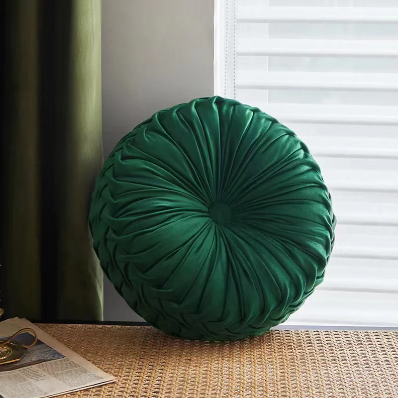 Solid-color Dutch Velvet Pumpkin Sofa Throw Pillow — image 8