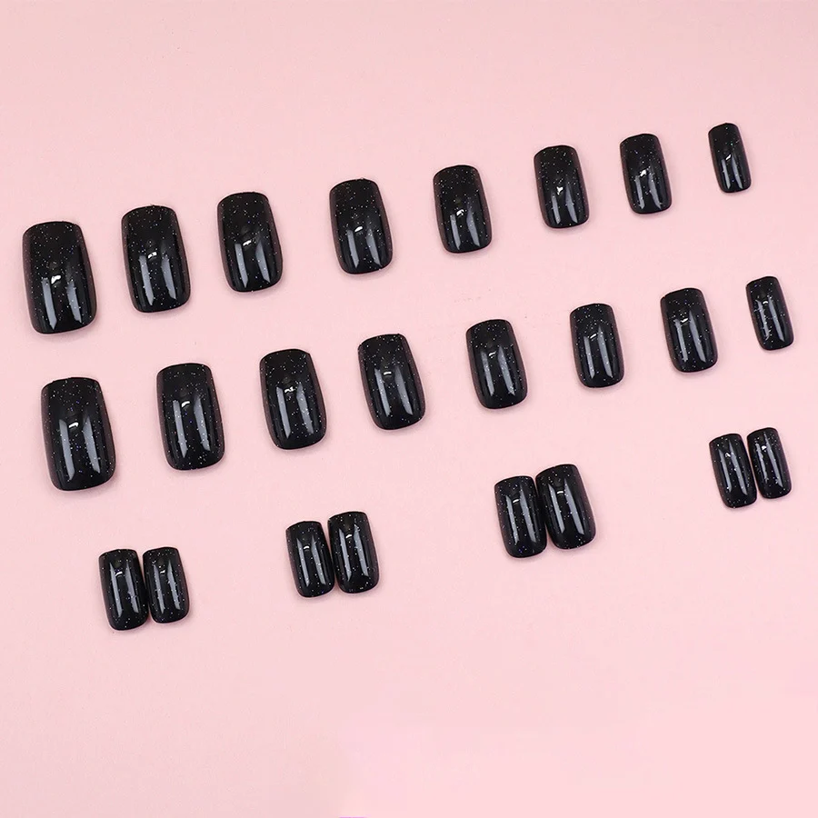 Solid-color Full-square Versatile Womens Wearable Nails — image 4