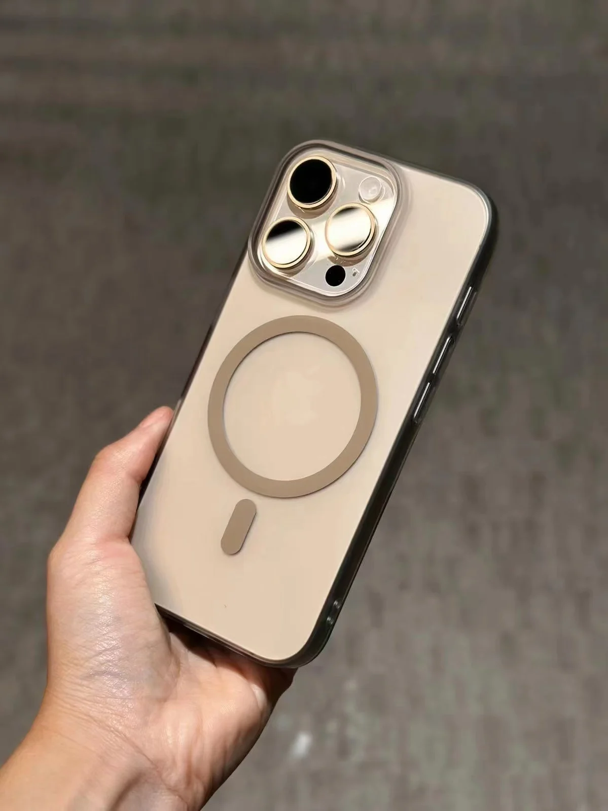 Solid-color Ice-mist Magnetic Phone Case — image 2