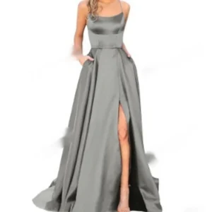 Solid Color Long Slimming And Shoulder Hollow Girlfriends Fashion Bridesmaid Party Dress — image 14