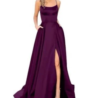 Solid Color Long Slimming And Shoulder Hollow Girlfriends Fashion Bridesmaid Party Dress — image 10