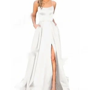 Solid Color Long Slimming And Shoulder Hollow Girlfriends Fashion Bridesmaid Party Dress — image 13