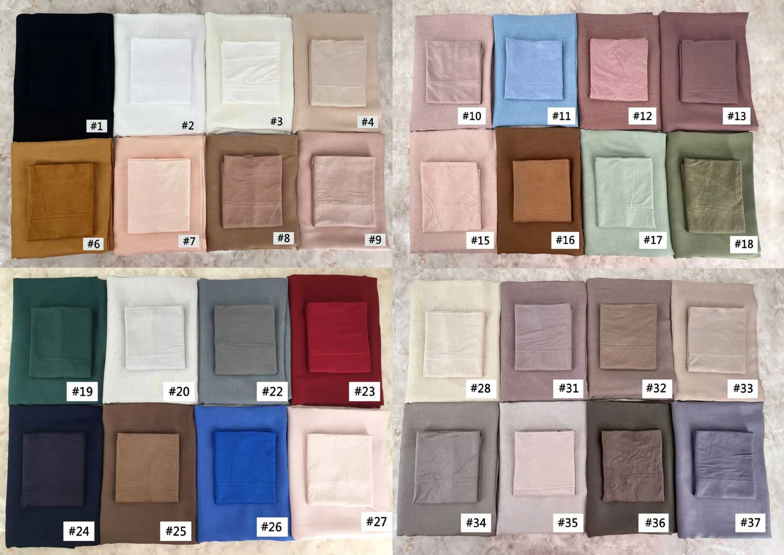 Solid-color Modal Cotton Scarf For Women — image 8