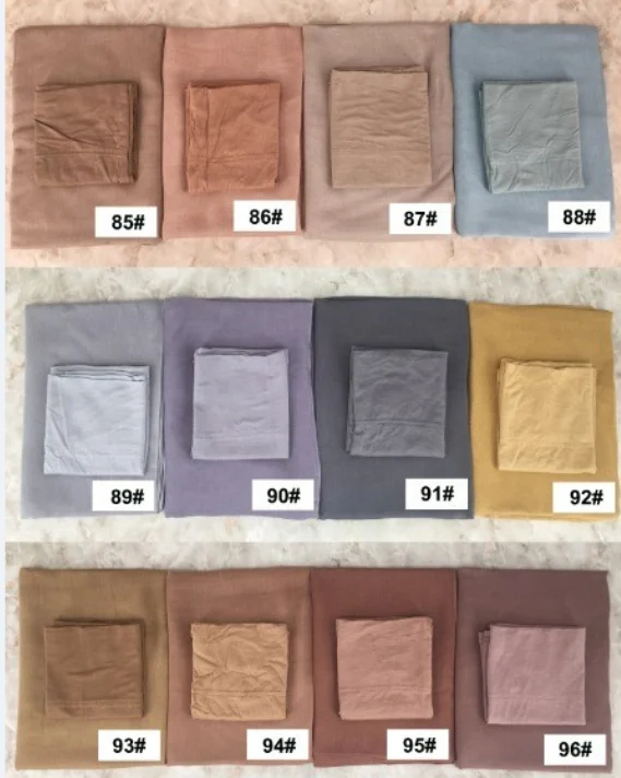 Solid-color Modal Cotton Scarf For Women — image 3