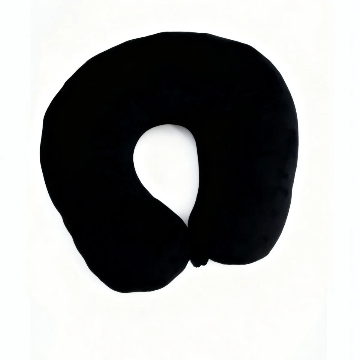 Solid Color Plush U Shaped Travel Neck Pillow, Soft Microbead Cervical Pillow With… — image 2