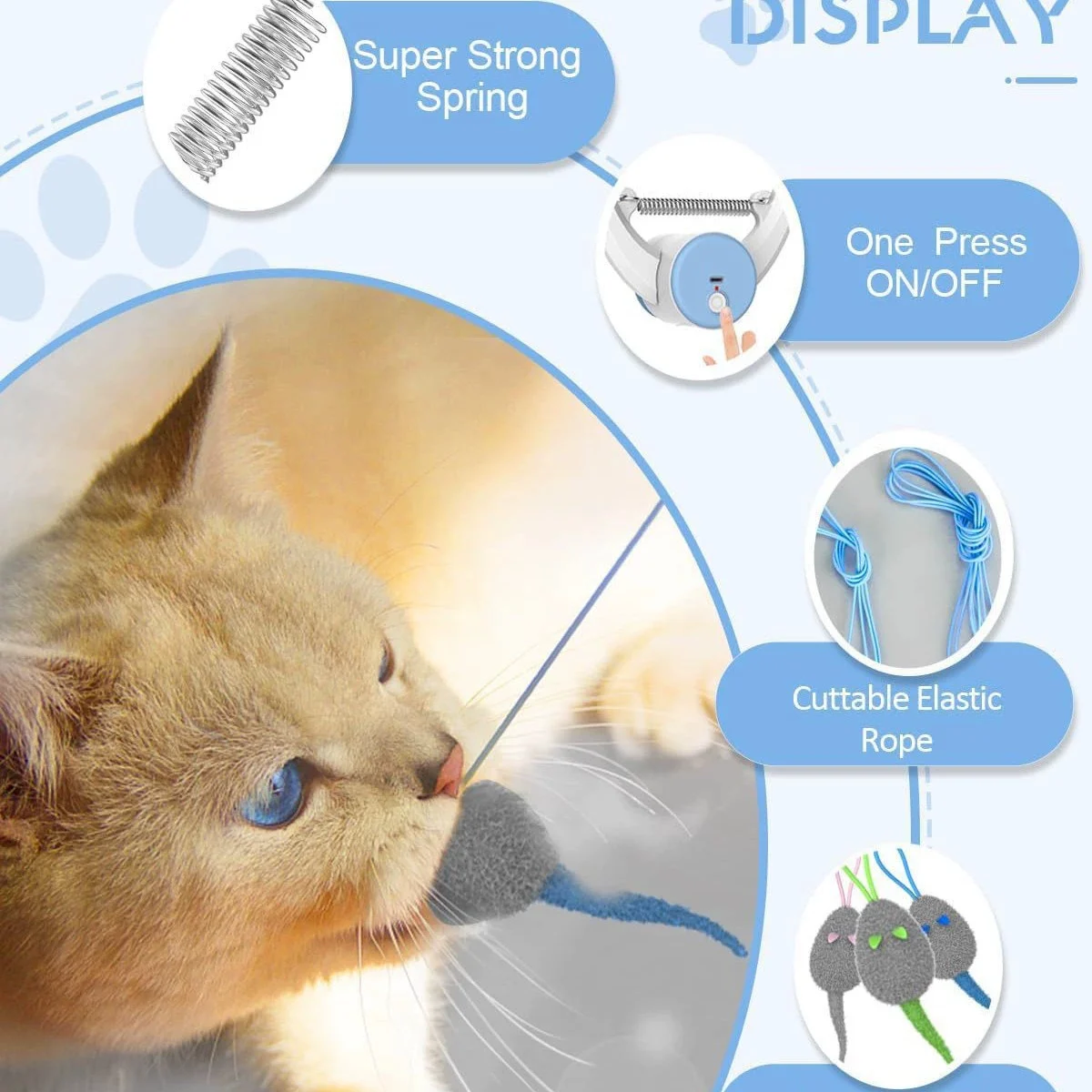 Sound Making Bird Cat Teaser Toy — image 5