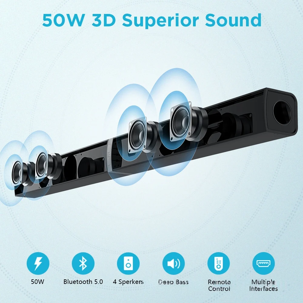 Soundbar Bluetooth Speaker Dolby Atmos — image 4