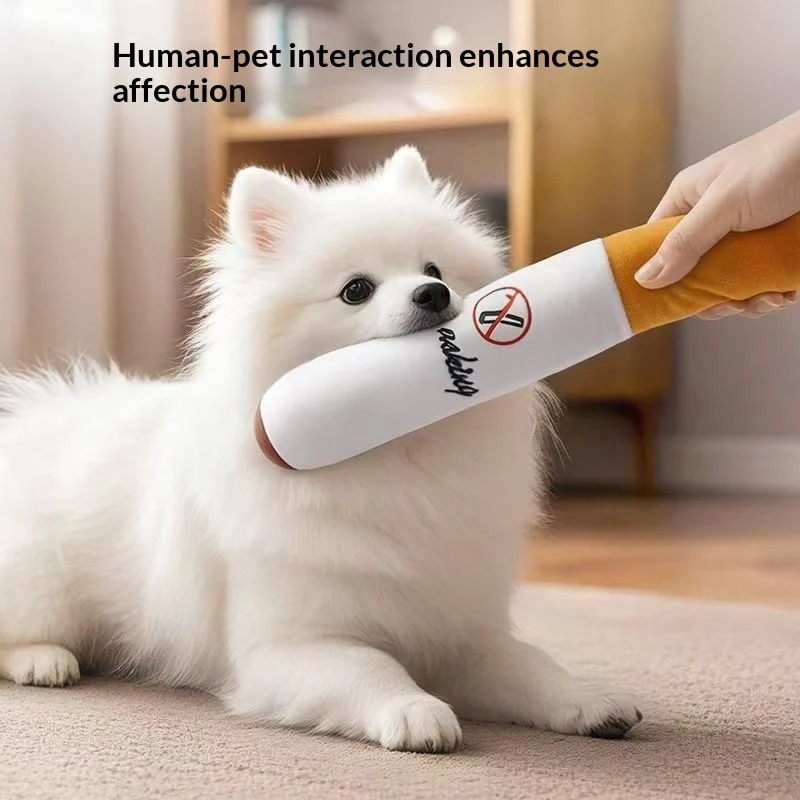 Sounding Cigarette Toy Plush Puppy Boredom-busting Gadget — image 4