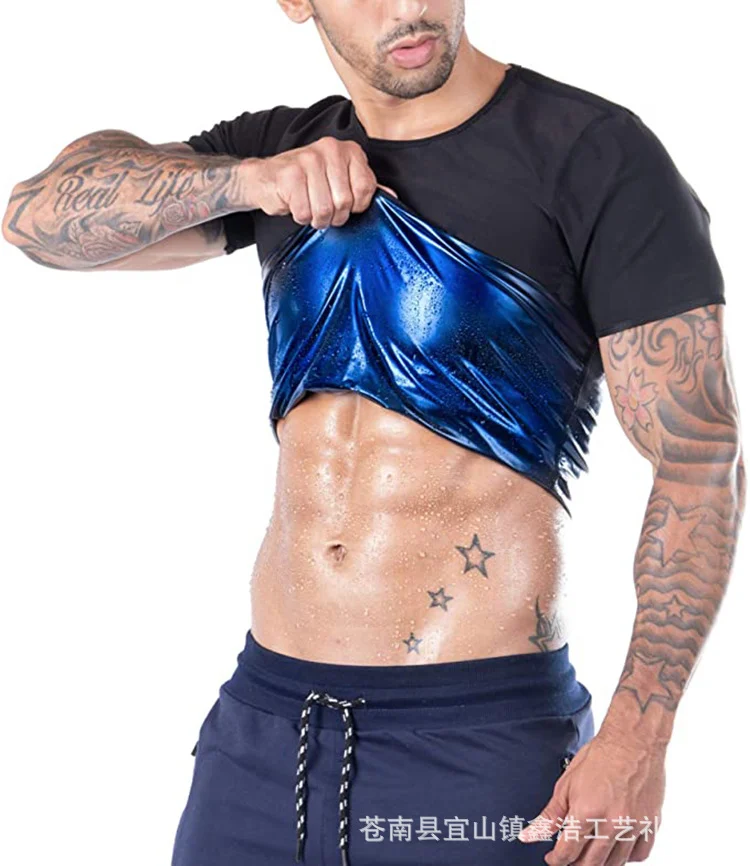 Source Manufacturer Men's Undershirt Body Shaping Vest Intimates Bodysuit Fitness… — image 9